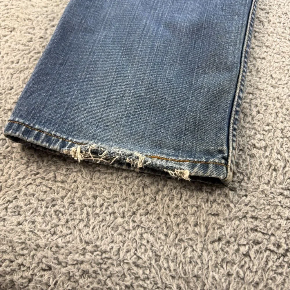 Levis 559 Relaxed Fit Straight Leg Jeans Mens 32x31 (Tag 32x32) Distressed Y2K